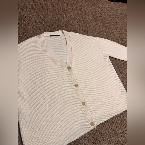 Jenni Kayne Cashmere Cocoon Knitted Button Up Cardigan Size XL - Picture 4 of 8